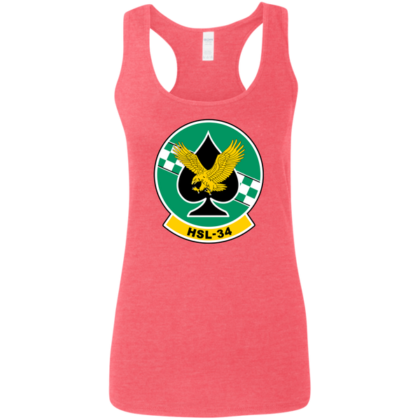 HSL 34 2 Ladies' Softstyle Racerback Tank