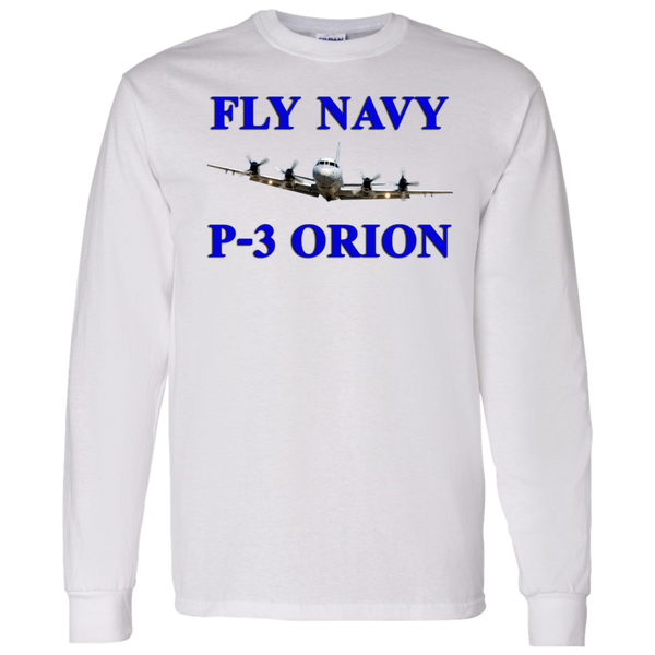 Fly Navy P-3 1 LS Ultra Cotton T-Shirt