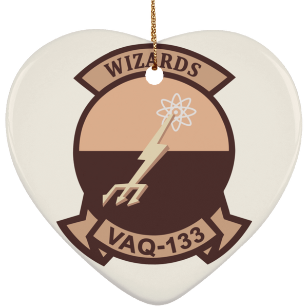 VAQ 133 2 Ornament Ceramic - Heart