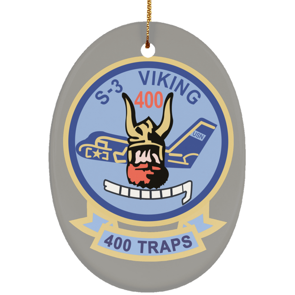 S-3 Viking 6 Ornament - Oval