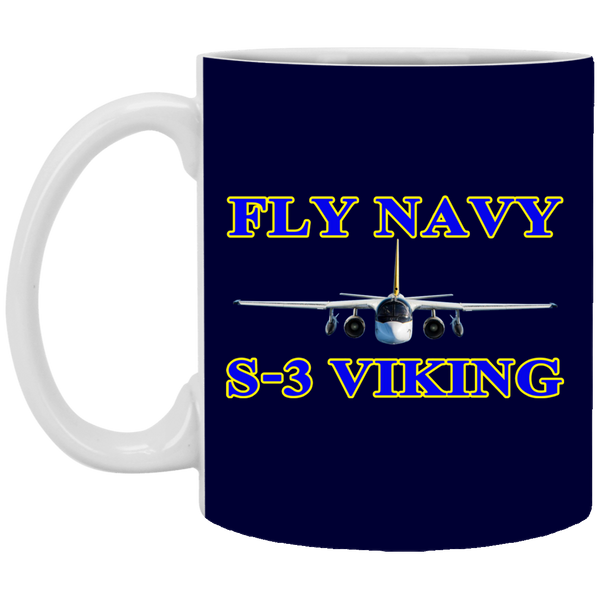 Fly Navy S-3 1 Mug - 11oz