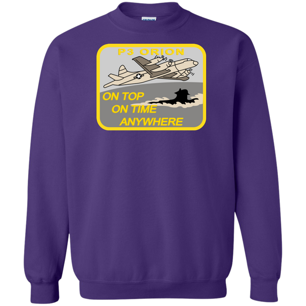 P-3 On Top Crewneck Pullover Sweatshirt