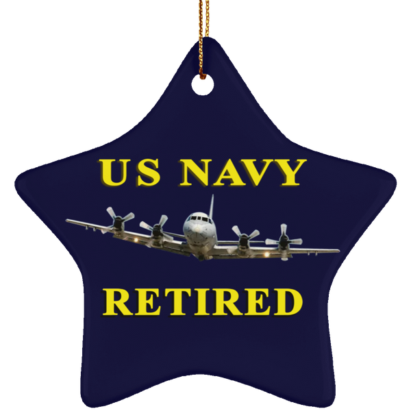 Navy Retired 1 Ornament – Star