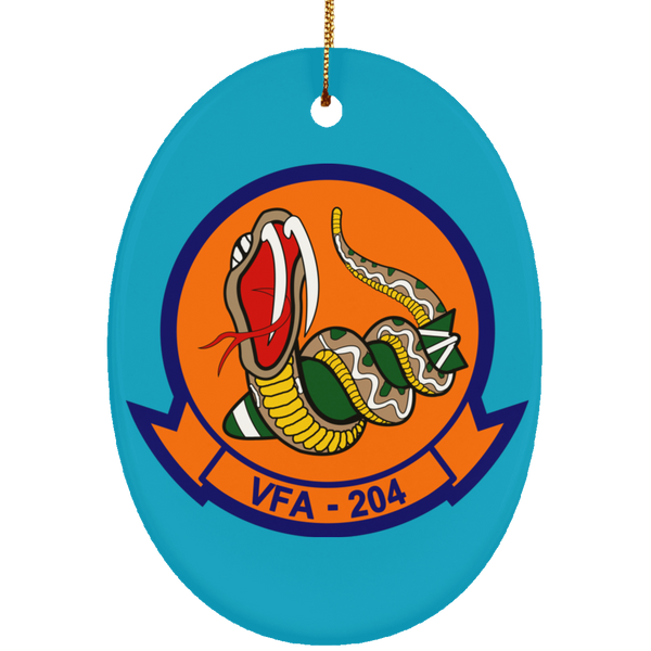 VFA 204 1 Ornament Ceramic - Oval