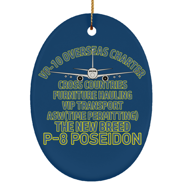 VP 10 4 Ornament - Ceramic Oval