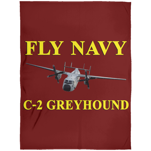 Fly Navy C-2 3 Blanket - Arctic Fleece Blanket 60x80