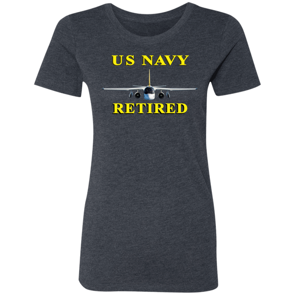 Navy Retired 2 Ladies' Triblend T-Shirt