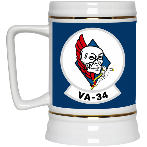 VA 34 1 Beer Stein - 22oz