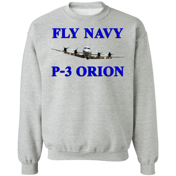 Fly Navy P-3 1 Crewneck Pullover Sweatshirt