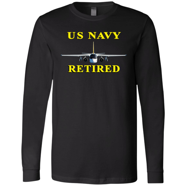 Navy Retired 2 LS Jersey T-Shirt