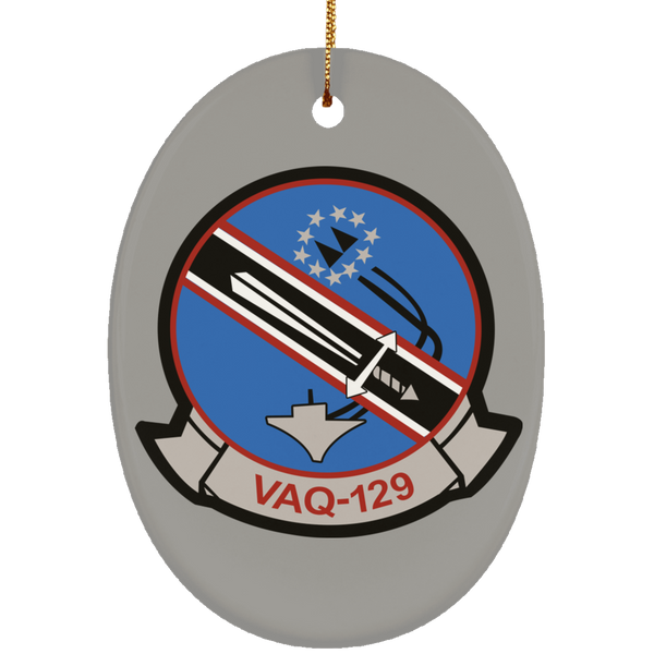 VAQ 129 3 Ornament - Oval