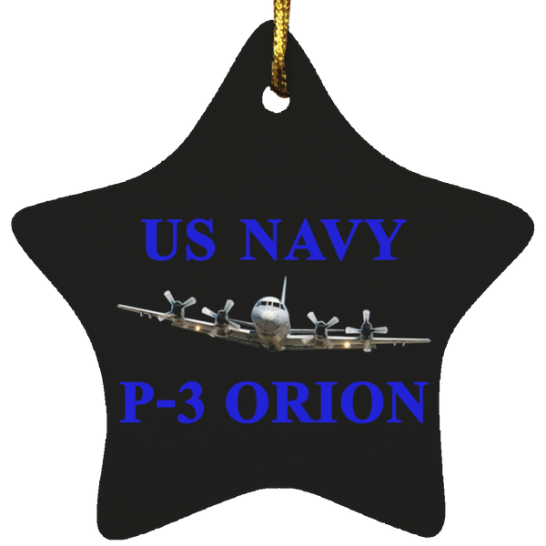 US Navy P-3 1 Ornament Ceramic - Star