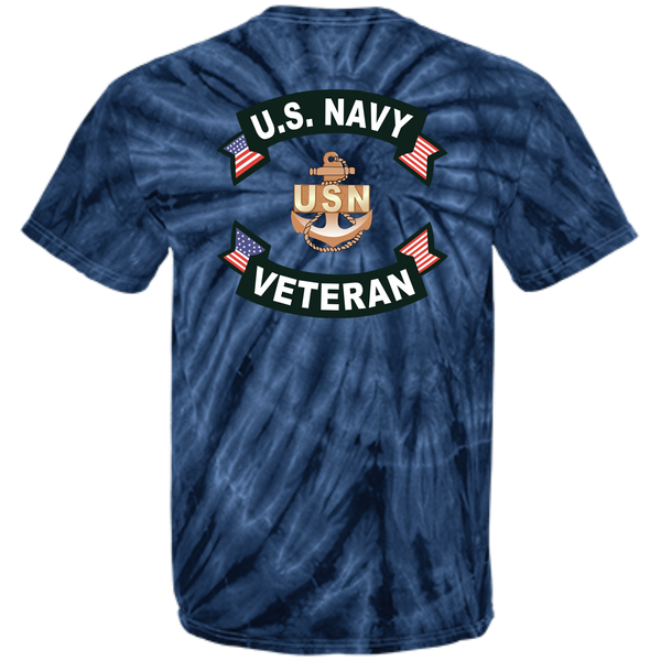 Navy Veteran 1b Cotton Tie Dye T-Shirt