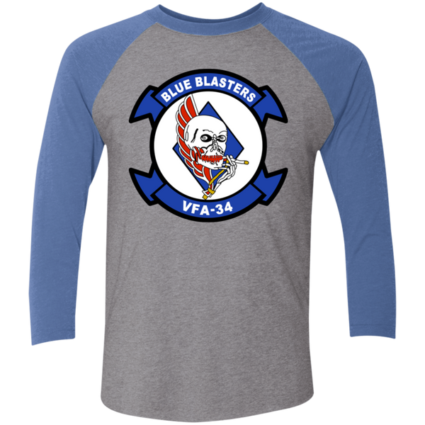 VFA 34 2 Baseball Raglan T-Shirt