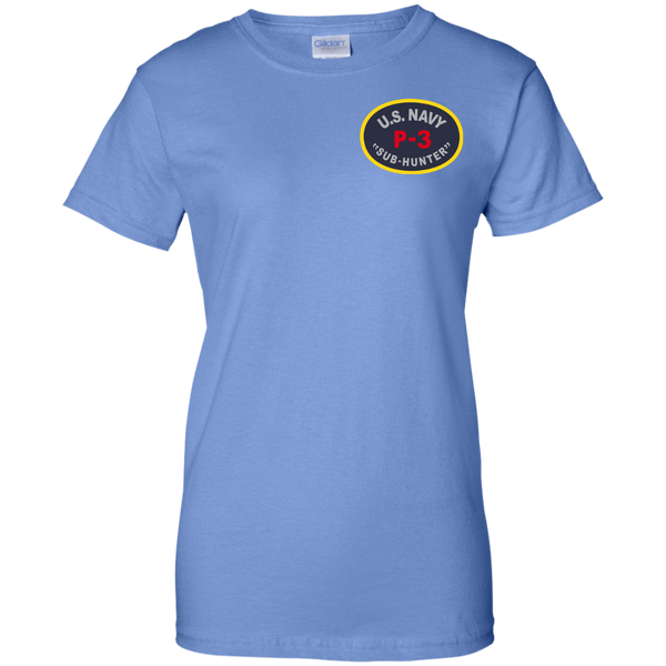 P-3 Sub Hunter 1 Ladies Custom Cotton T-Shirt