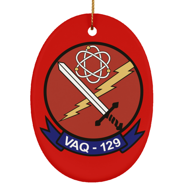 VAQ 129 2 Ornament - Oval