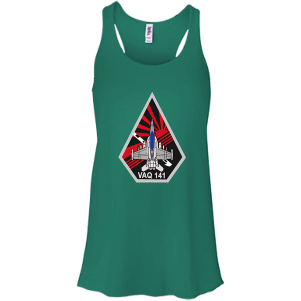 VAQ 141 7 Flowy Racerback Tank