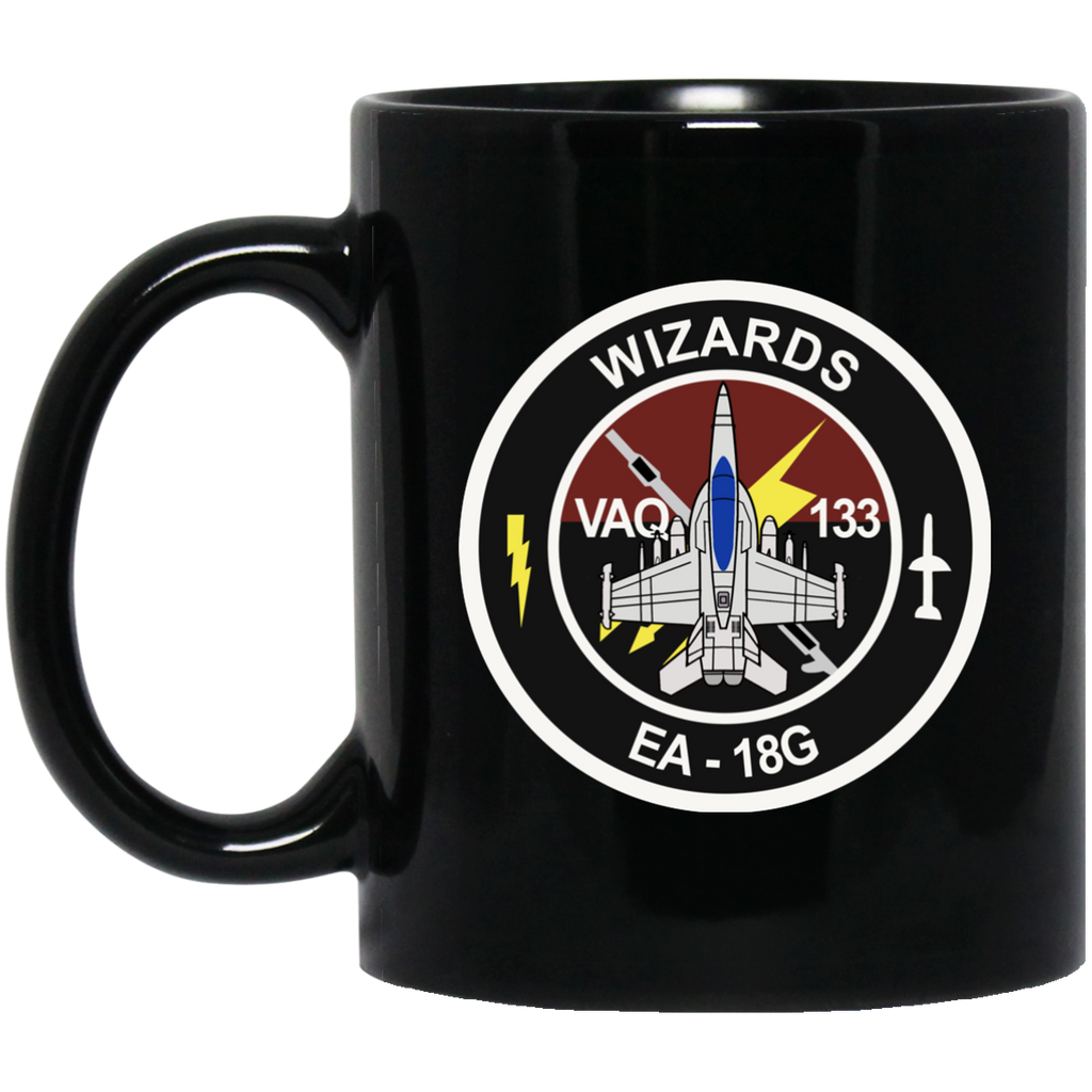 VAQ 133 6 Black Mug - 11oz