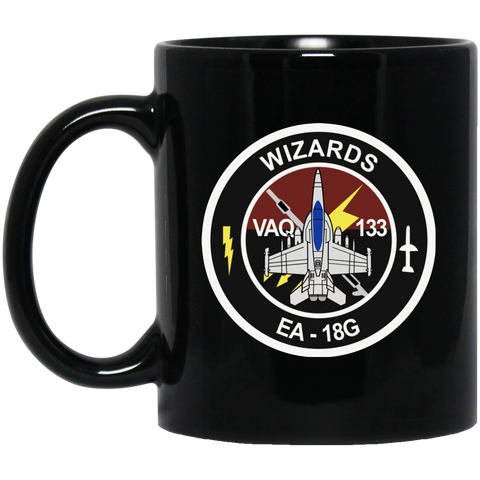 VAQ 133 6 Black Mug - 11oz