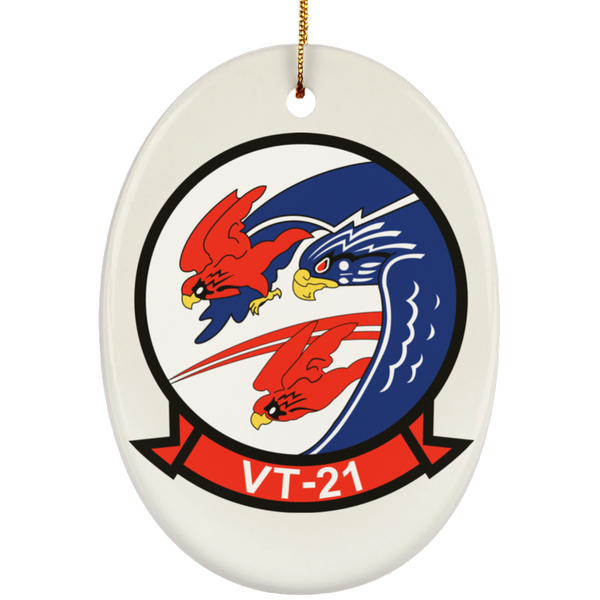 VT 21 3 Ornament Ceramic - Oval