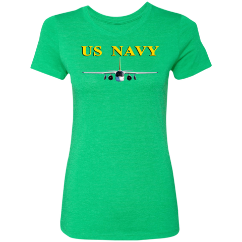 US Navy S-3 4 Ladies' Triblend T-Shirt