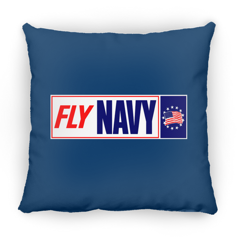 Fly Navy 1 Pillow - Square - 14x14