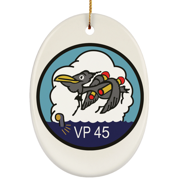 VP 45 1 Ornament Ceramic - Oval