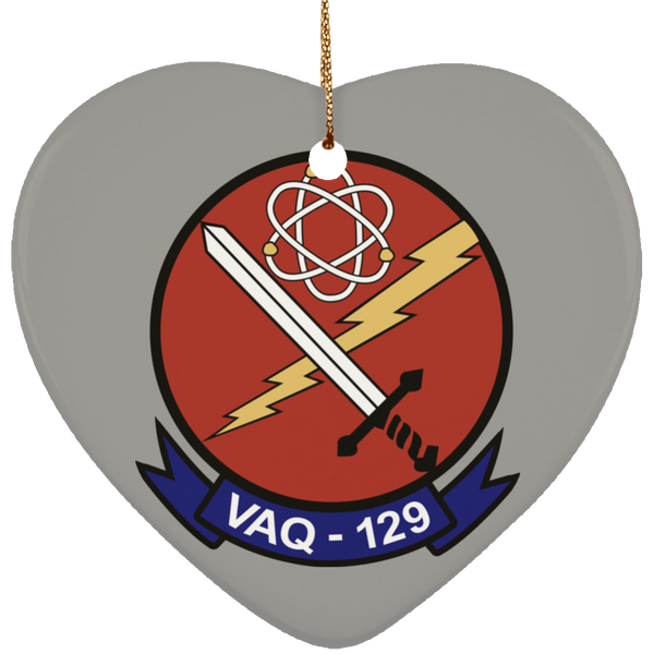 VAQ 129 2 Ornament - Heart