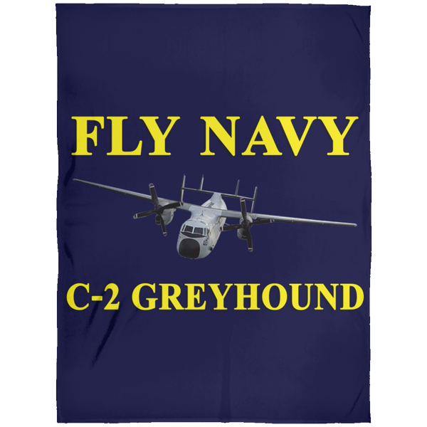 Fly Navy C-2 3 Blanket - Arctic Fleece Blanket 60x80