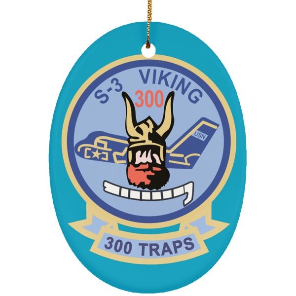 S-3 Viking 5 Ornament - Oval