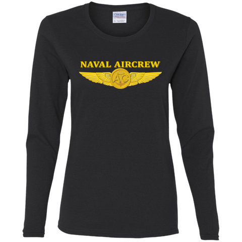 P-3C 1 Aircrew Ladies' Cotton LS T-Shirt