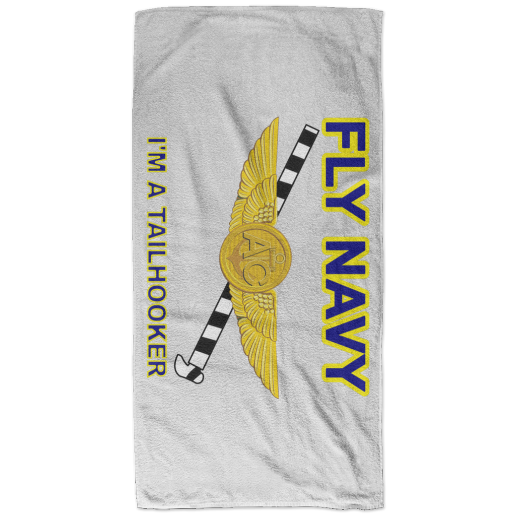 Fly Navy Tailhooker 2 Bath Towel - 32x64