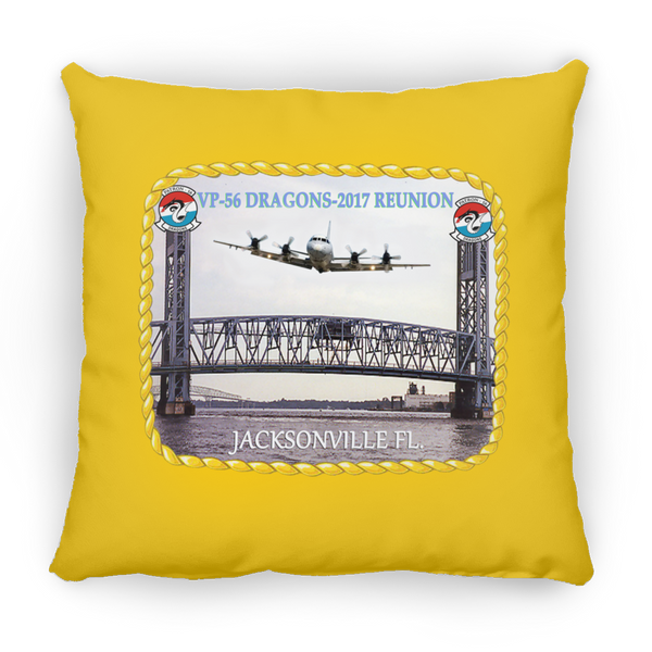 VP-56 2017 Reunion 1 Pillow - Square - 14x14