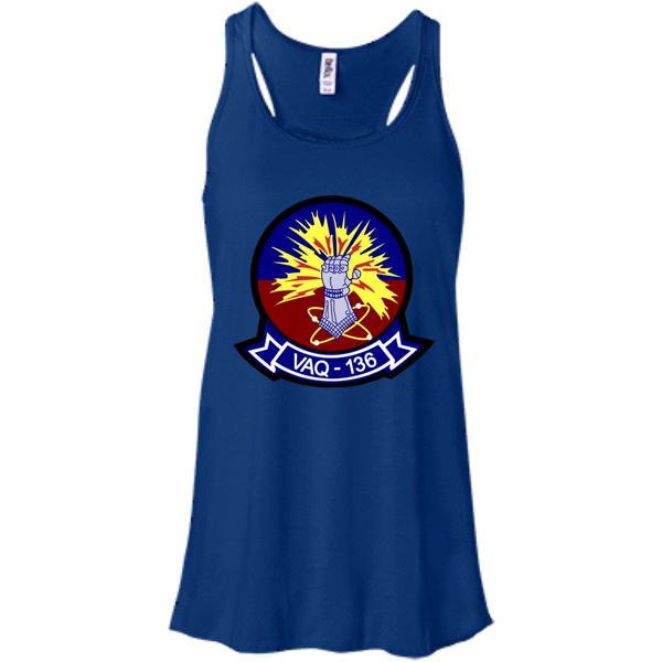 VAQ 136 3 Flowy Racerback Tank