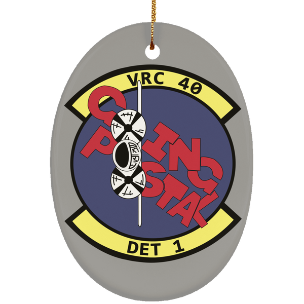 VRC 40 Det 1 1 Ornament Ceramic - Oval