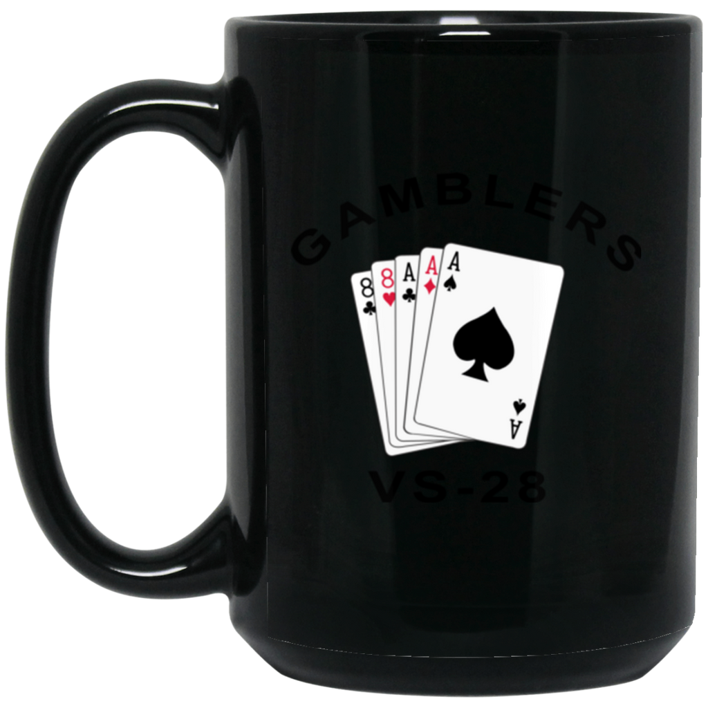 VS 28 5b Black Mug - 15oz