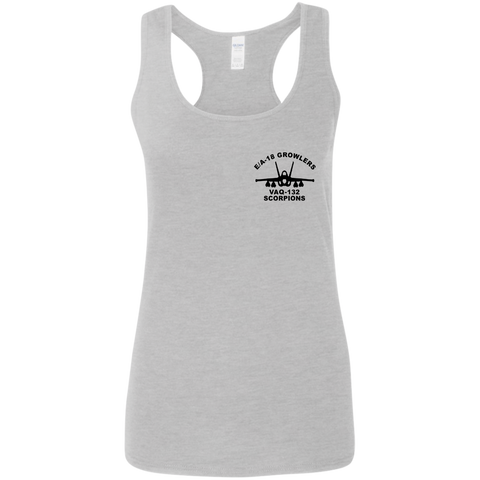 VAQ 132 2d Ladies' Softstyle Racerback Tank