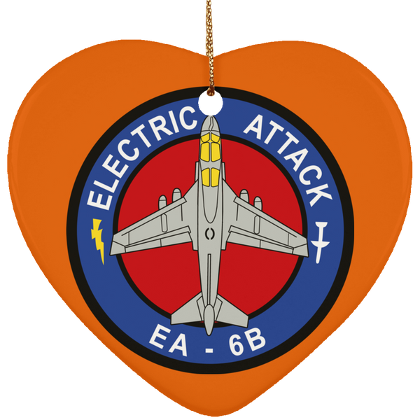 EA-6B 1 Ornament - Heart