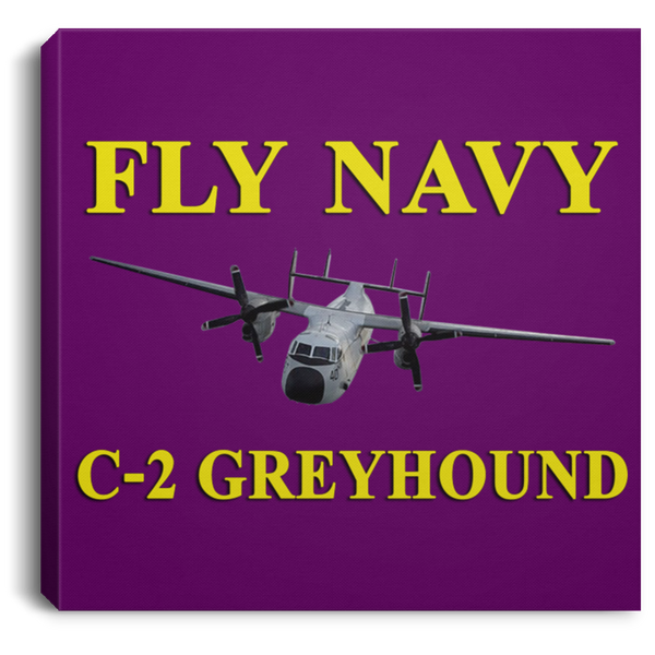 Fly Navy C-2 3 Canvas - Square .75in Frame