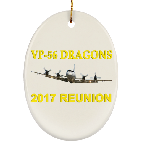 VP-56 2017 Reunion 2 Ornament Ceramic - Oval