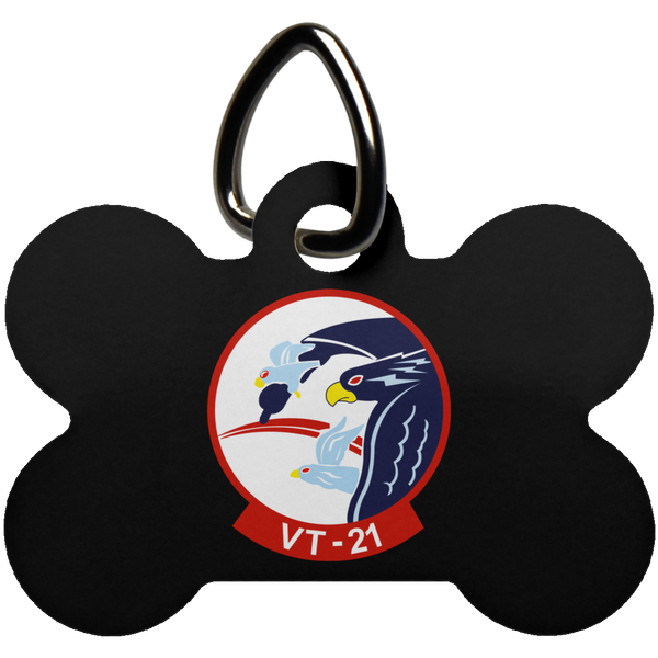 VT 21 2 Pet Tag - Dog Bone