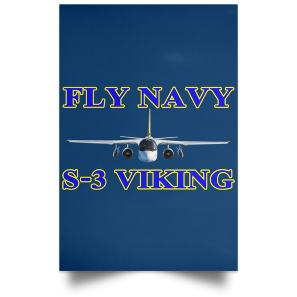 Fly Navy S-3 1 Poster - Portrait