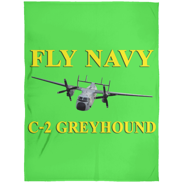 Fly Navy C-2 3 Blanket - Arctic Fleece Blanket 60x80