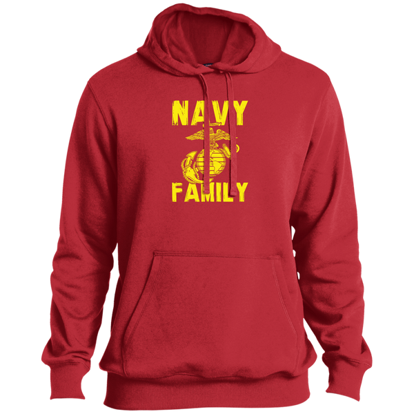 Navy Family Semper Fi 1 Tall Pullover Hoodie
