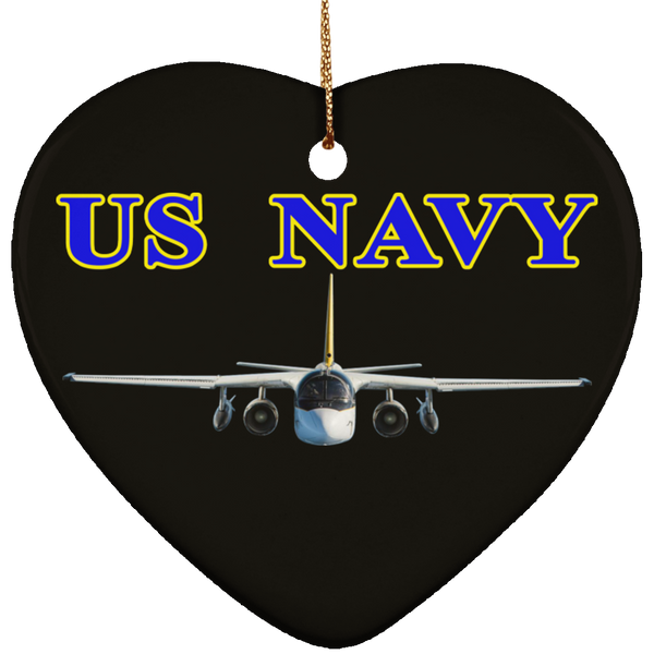 US Navy S-3 2 Ornament - Heart