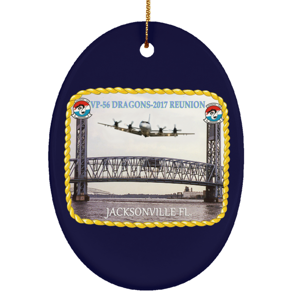 VP-56 2017 Reunion 1 Ornament Ceramic - Oval