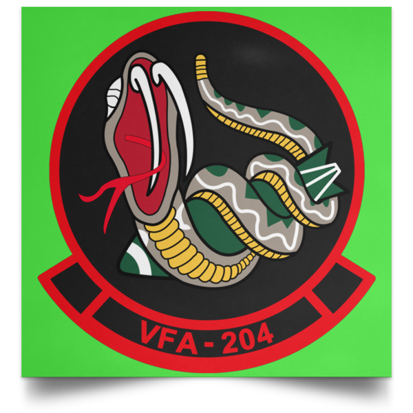 VFA 204 3 Poster - Square