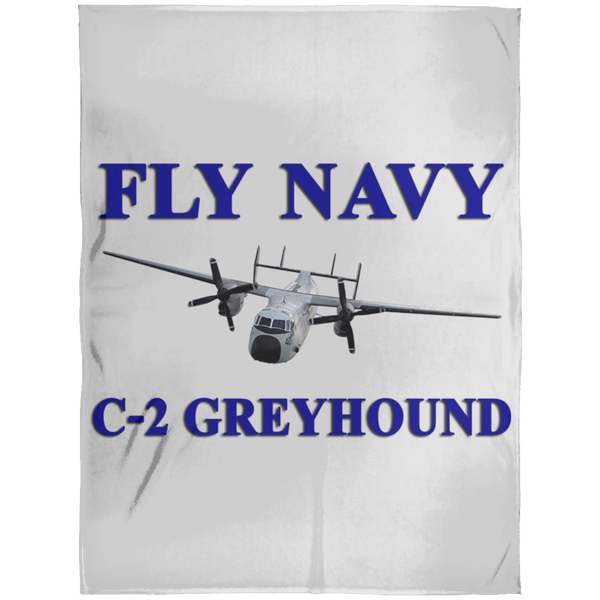 Fly Navy C-2 1 Blanket - Arctic Fleece Blanket 60x80