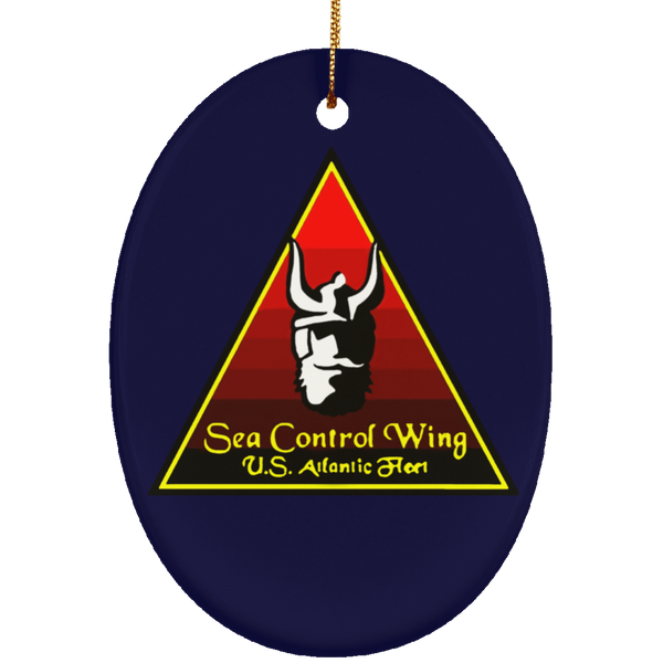 Sea Con Alt Ornament - Oval