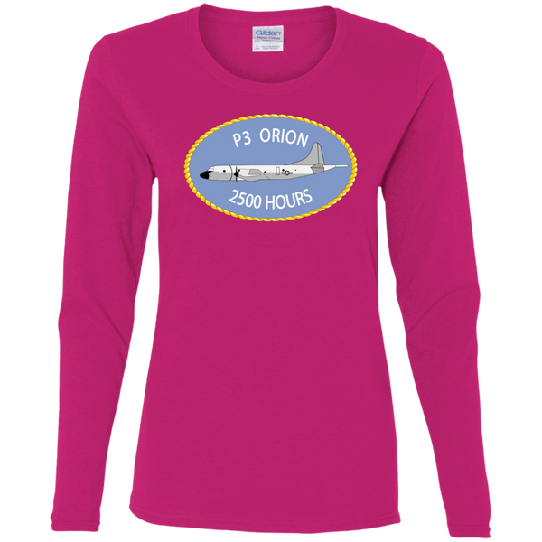 P-3 Orion 9 2500 Ladies' Cotton LS T-Shirt